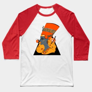 Orangrey Nefertiti and The Stars Baseball T-Shirt